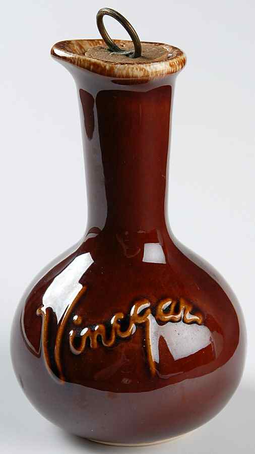 Brown Drip (House and Garden, Mirror Brown) Vinegar with Cork Stopper by Hull-1