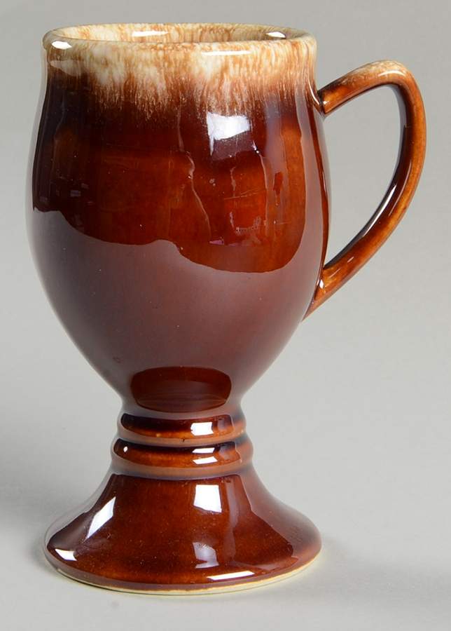 Brown Drip (House and Garden, Mirror Brown) Grandmug by Hull-1