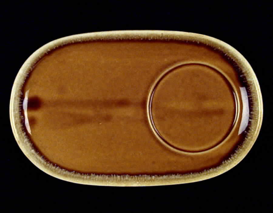 Butterscotch Snack Plate by Hull-1