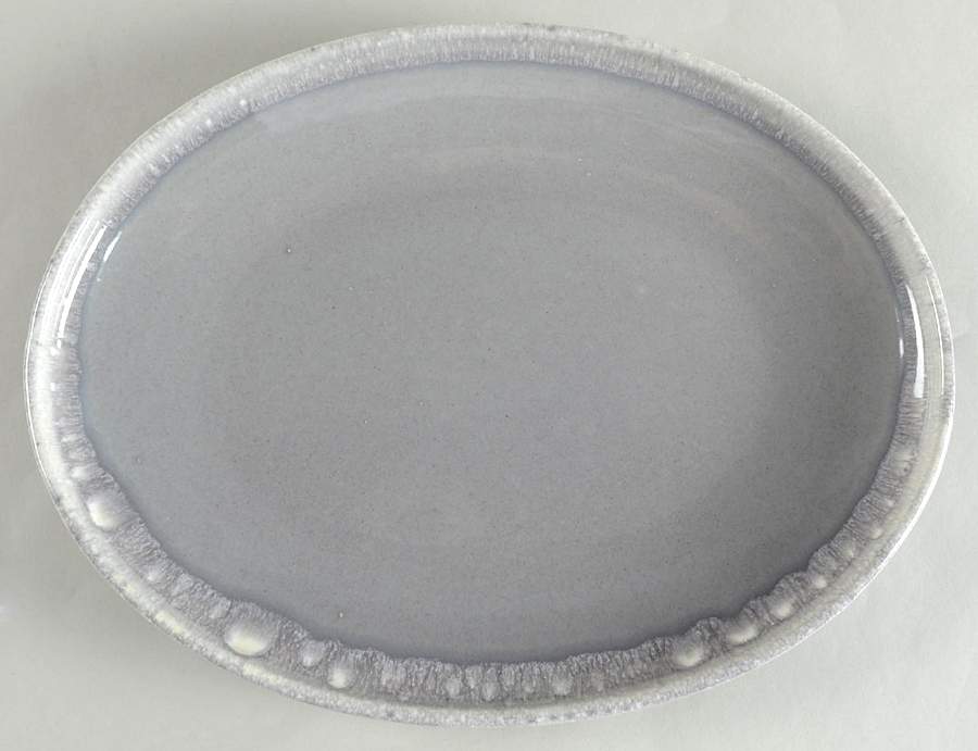 Flint Ridge 12" Oval Serving Platter by Hull-1