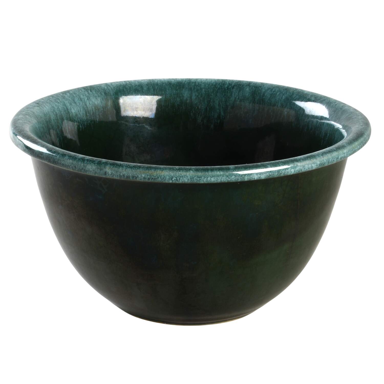Green Agate 7" Mixing Bowl by Hull-1