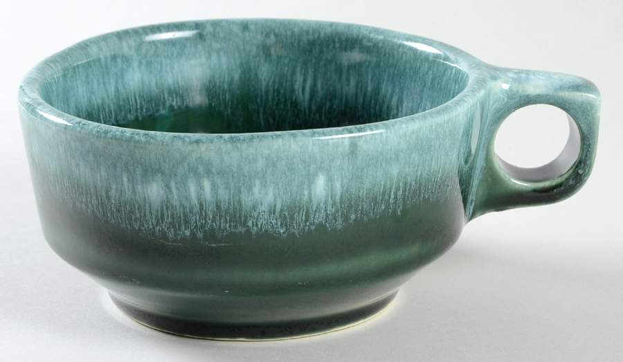 Green Agate Soup Mug by Hull-1