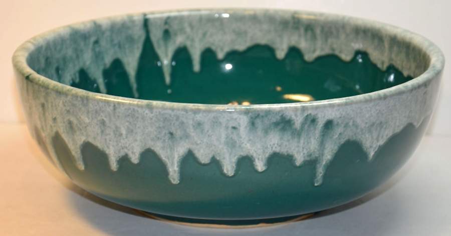 Green Agate Large Fruit Bowl by Hull-1