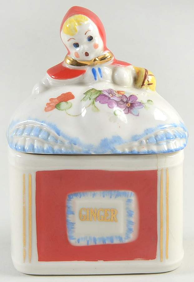 Little Red Riding Hood Ginger Spice Jar & Lid by Hull-1