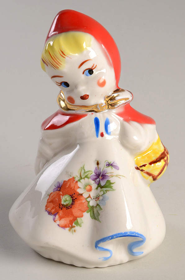 Little Red Riding Hood Tall Salt Shaker by Hull-1