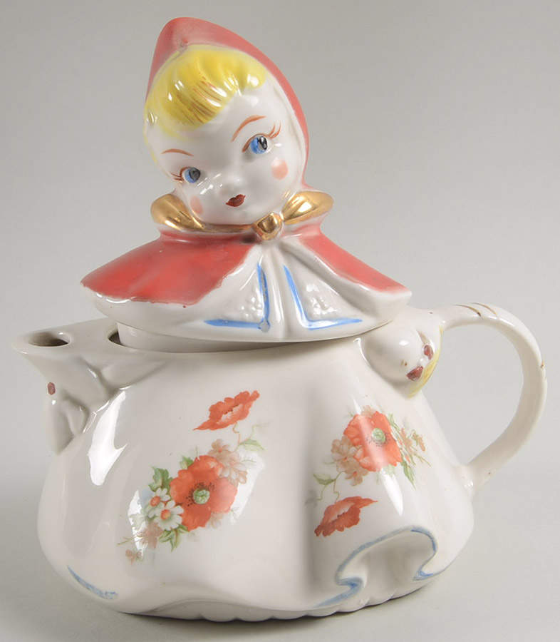Little Red Riding Hood Teapot & Lid by Hull-1