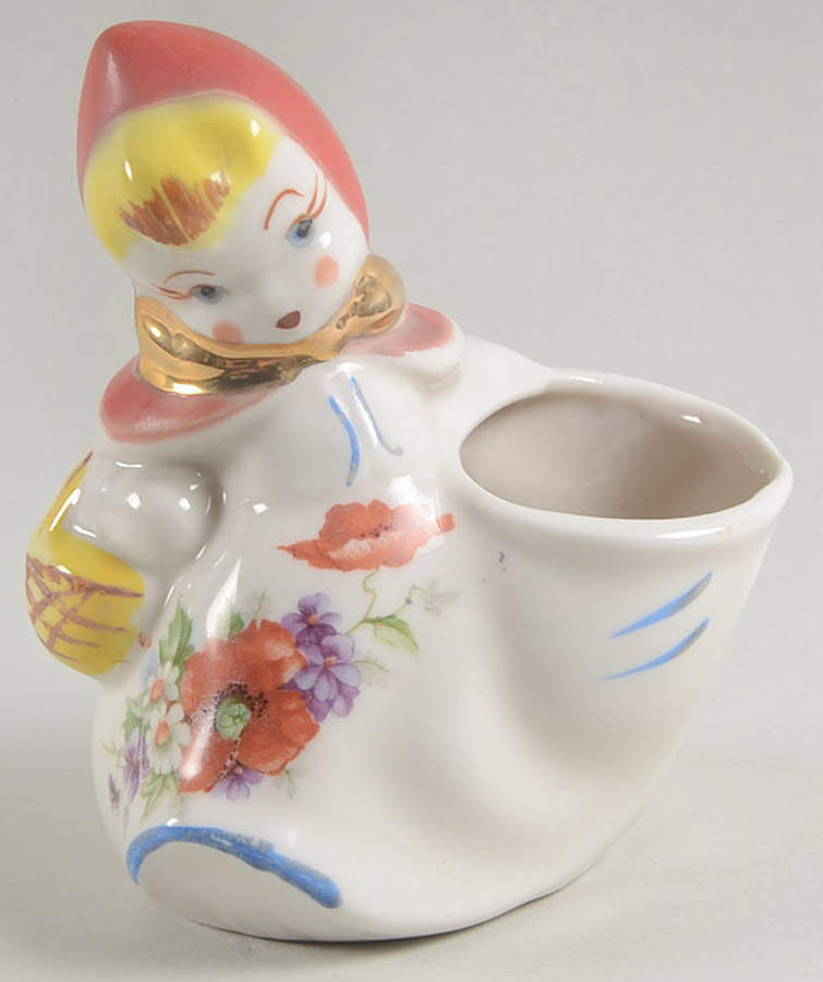 Little Red Riding Hood Open Sugar Bowl by Hull-1