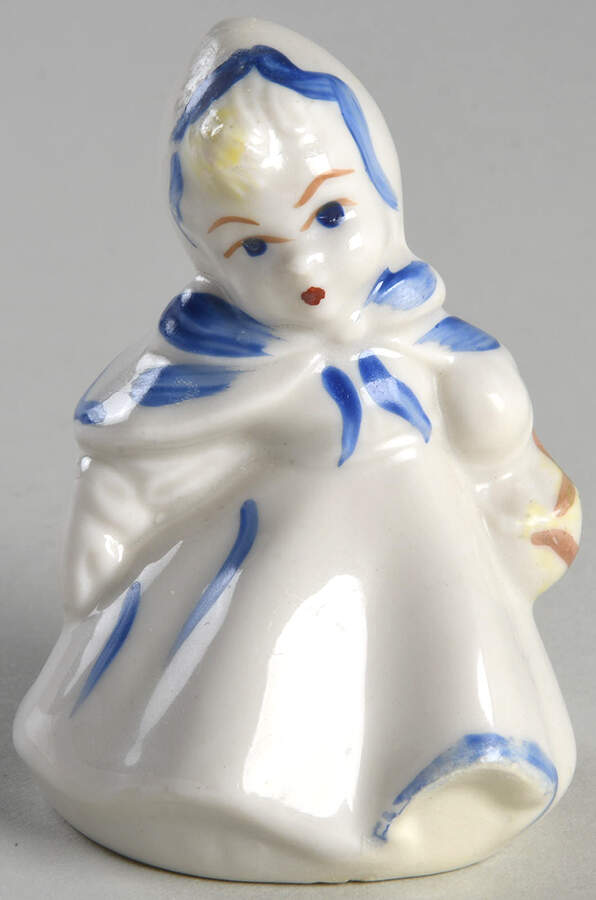 Little Red Riding Hood Figural Salt Shaker by Hull-1