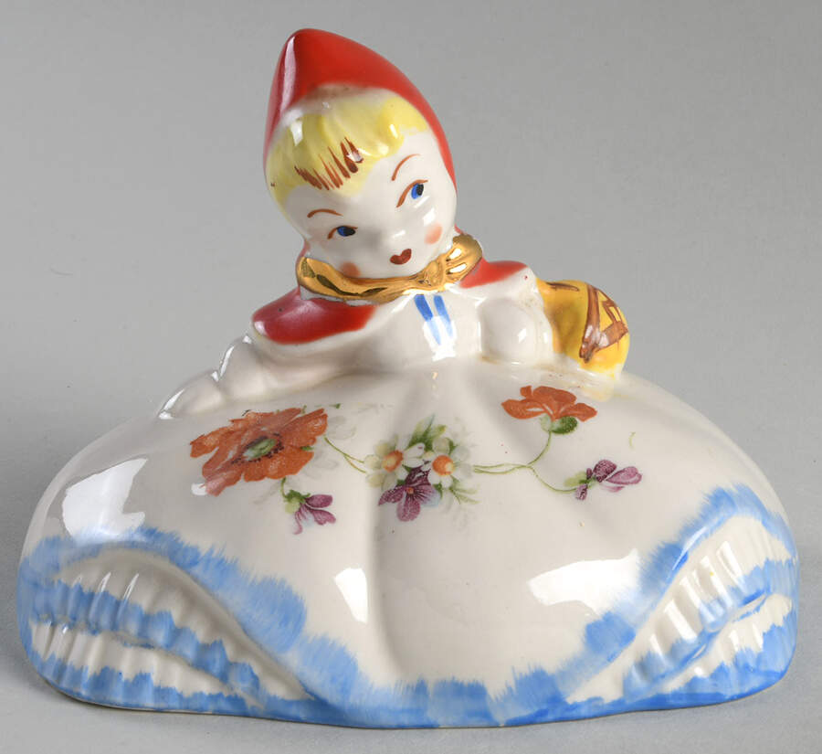 Little Red Riding Hood Lid for 1/4 Lb Butter by Hull-1