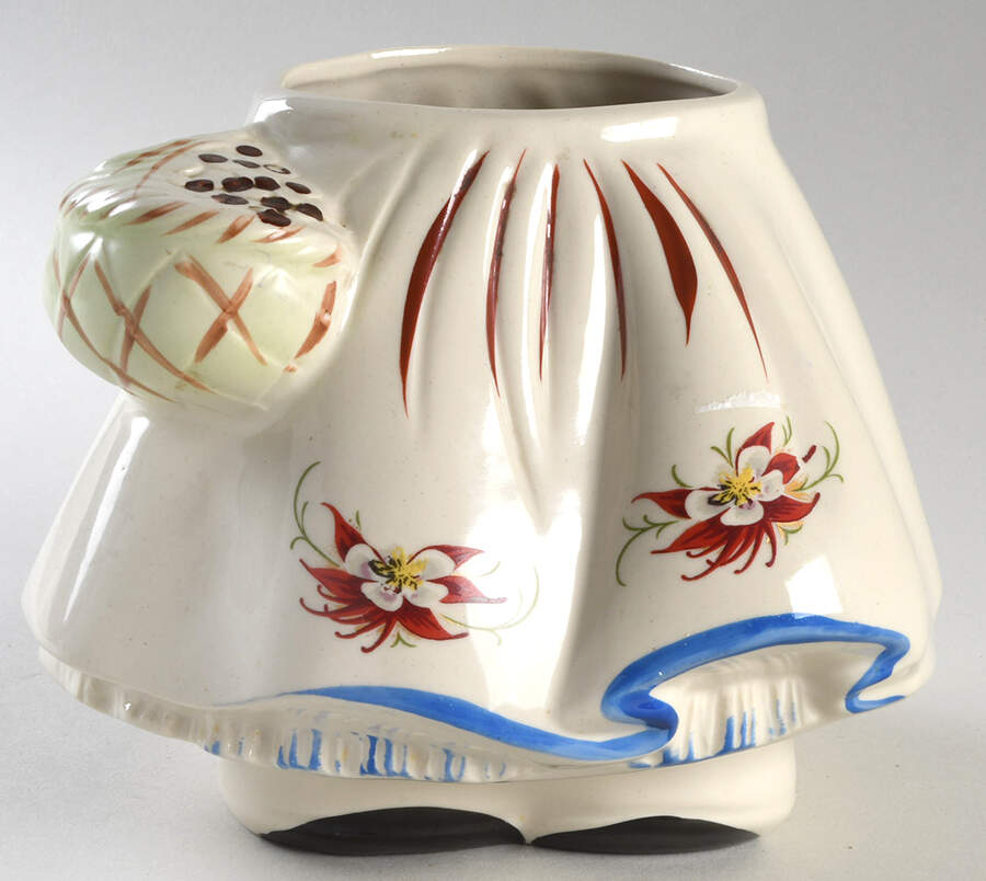 Little Red Riding Hood Cookie Jar No Lid by Hull-1