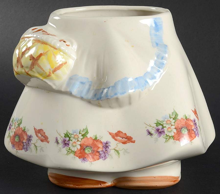 Little Red Riding Hood Cookie Jar No Lid by Hull-1
