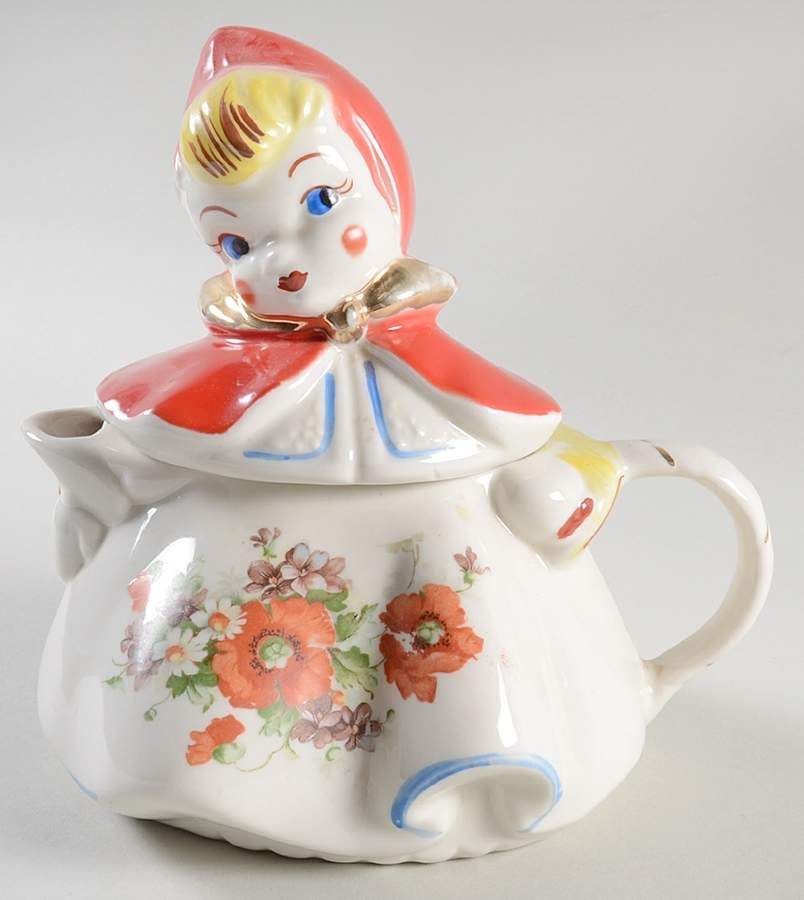 Little Red Riding Hood Teapot & Lid by Hull-1