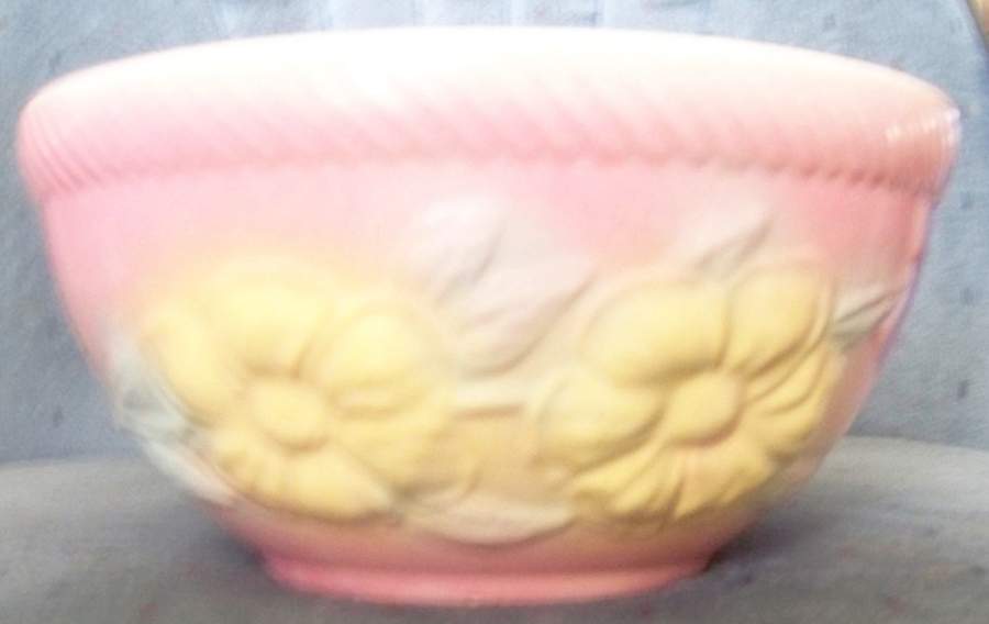 Sun Glow Pink 9" Mixing Bowl by Hull-1