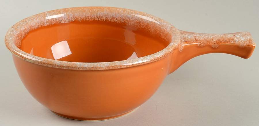 Tangerine 1.5 Quart Round Casserole No Lid by Hull-1