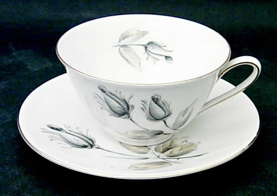 Victoria Flat Cup & Saucer Set by Hutschenreuther-1