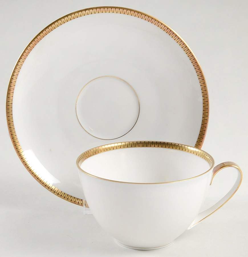 03231 Flat Cup & Saucer Set by Hutschenreuther-1