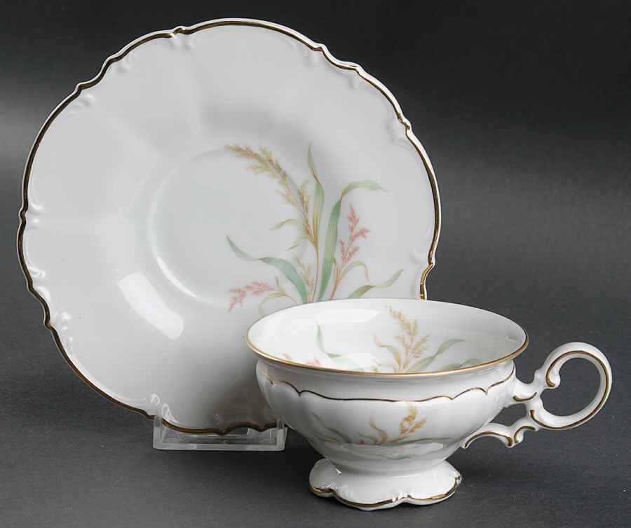 8578 Footed Cup & Saucer Set by Hutschenreuther-1