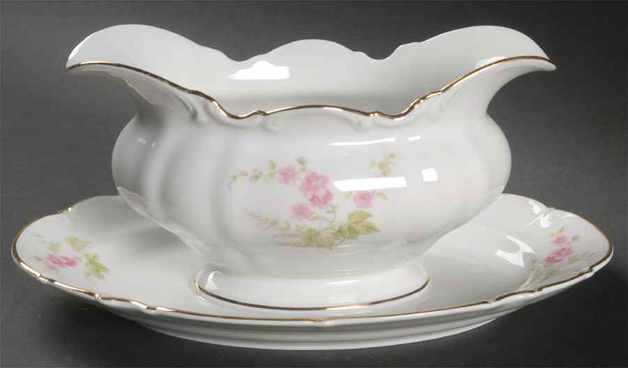 8579 Gravy Boat with Attached Underplate by Hutschenreuther-1