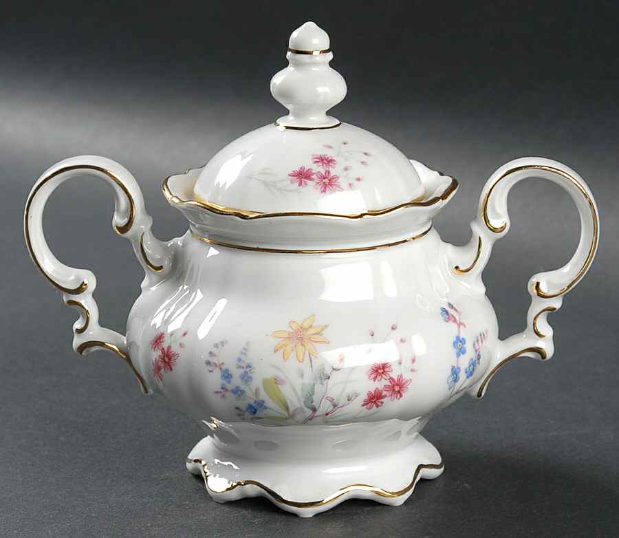 8940 Sugar Bowl & Lid by Hutschenreuther-1