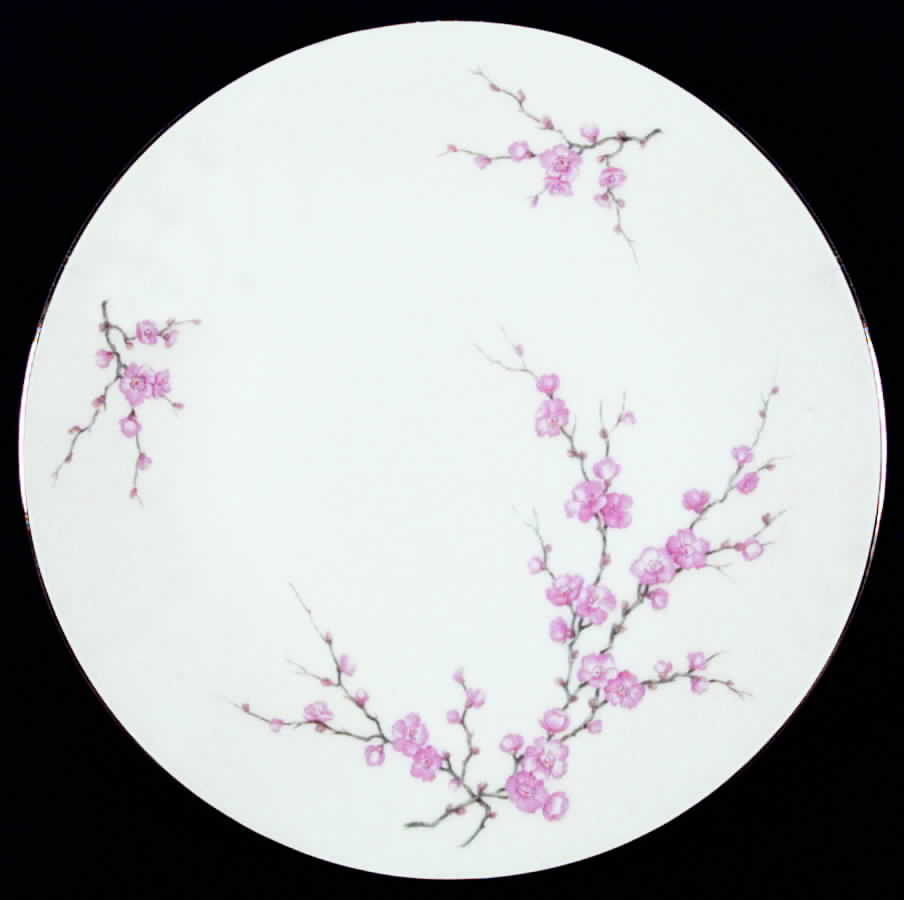 Almond Blossom (Coupe) Dinner Plate by Hutschenreuther-1