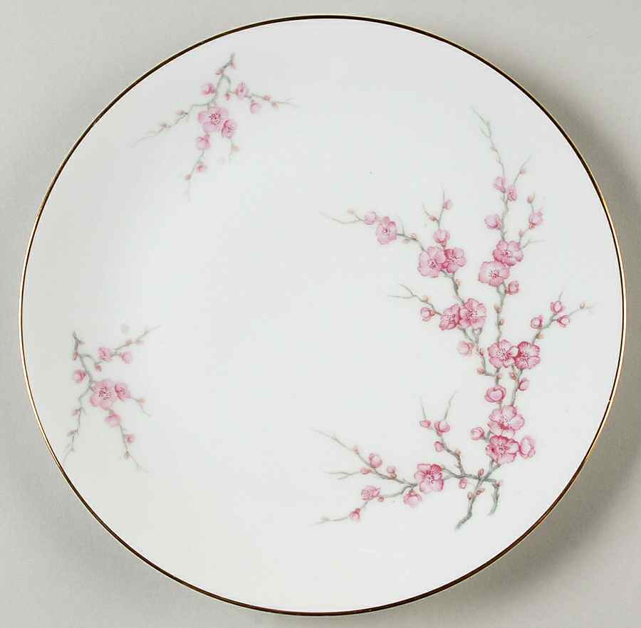 Almond Blossom (Coupe) Salad Plate by Hutschenreuther-1