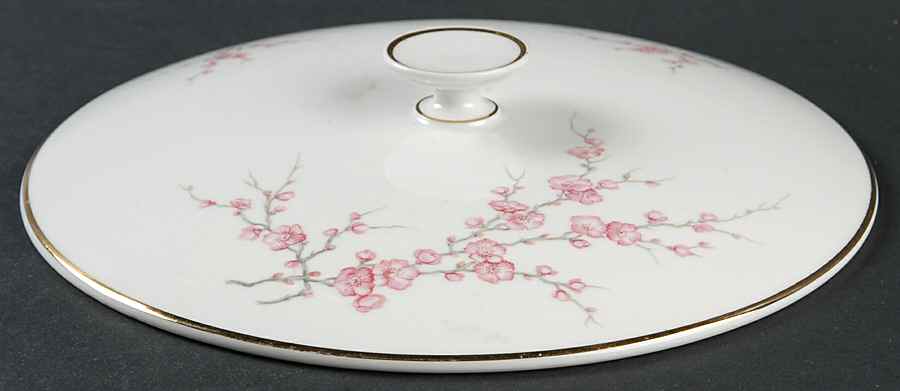 Almond Blossom (Coupe) Lid for Round Vegetable by Hutschenreuther-1