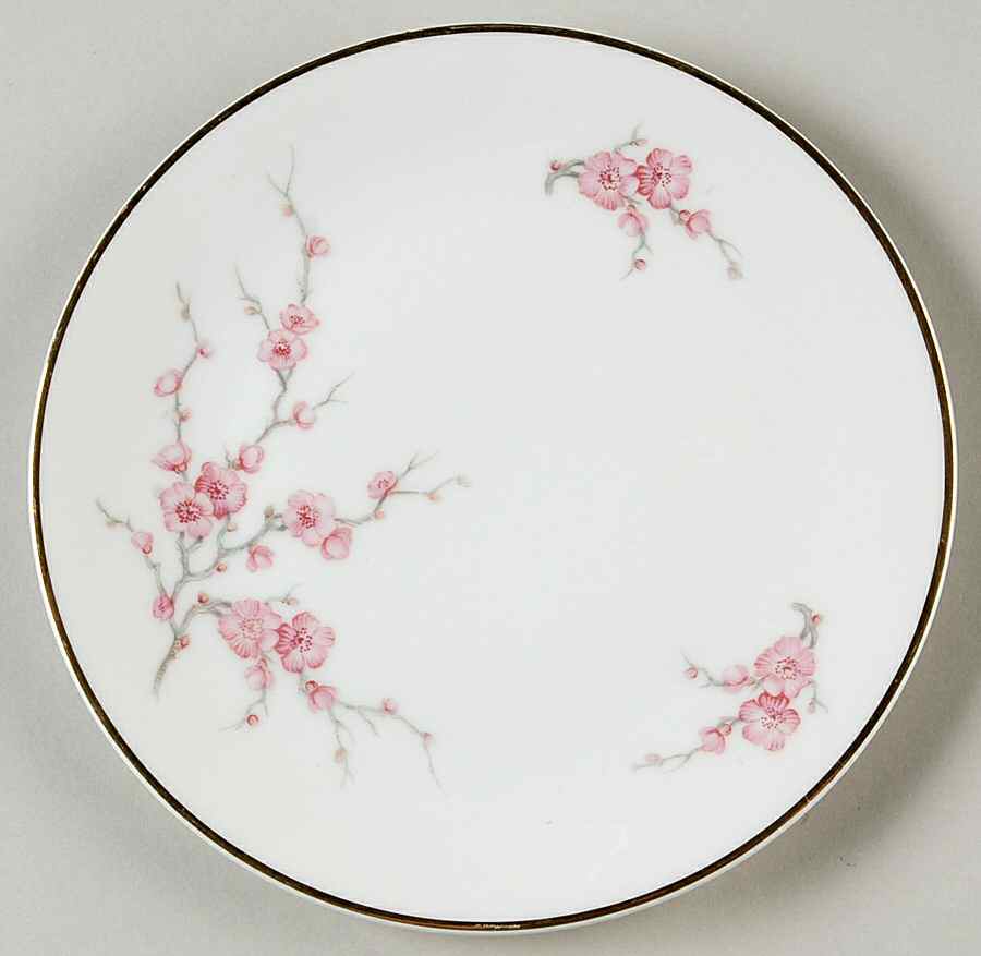 Almond Blossom (Coupe) Bread & Butter Plate by Hutschenreuther-1