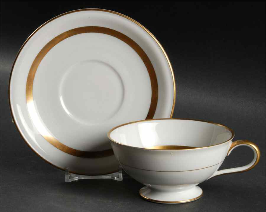 Alexandria Footed Cup & Saucer Set by Hutschenreuther-1