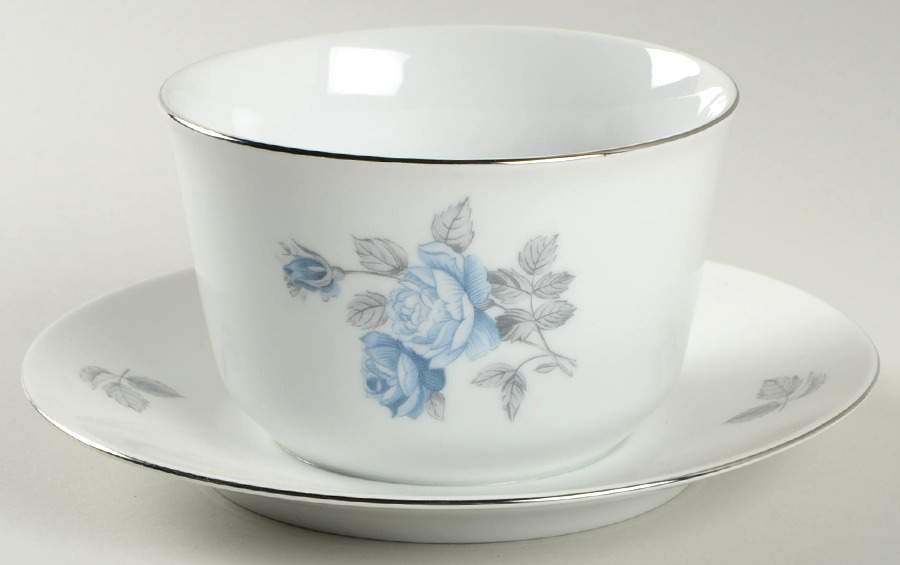 Alicia Gravy Boat with Attached Underplate by Hutschenreuther-1