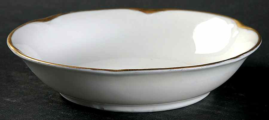 Alice (Gold Trim) Fruit/Dessert (Sauce) Bowl by Hutschenreuther-1