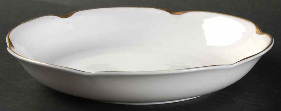 Alice (Gold Trim) Coupe Soup Bowl by Hutschenreuther-1