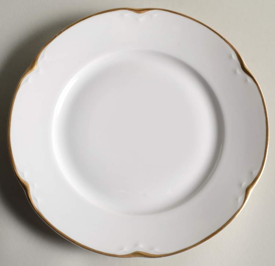 Alice (Gold Trim) Salad Plate by Hutschenreuther-1