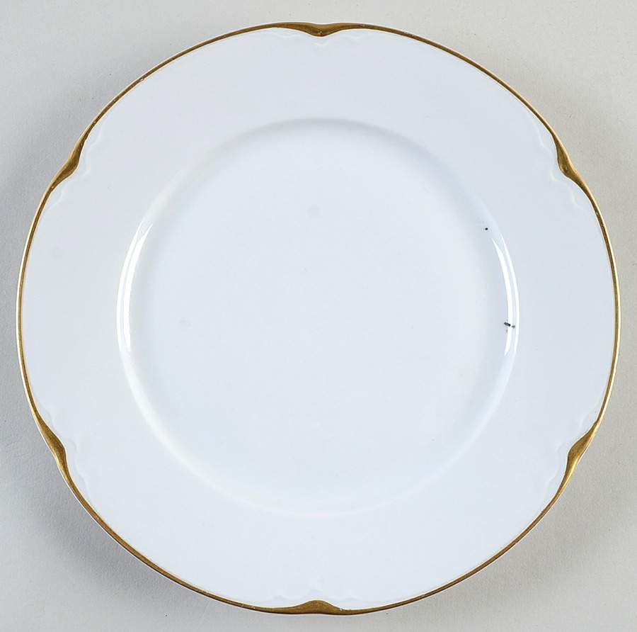Alice (Gold Trim) Luncheon Plate by Hutschenreuther-1