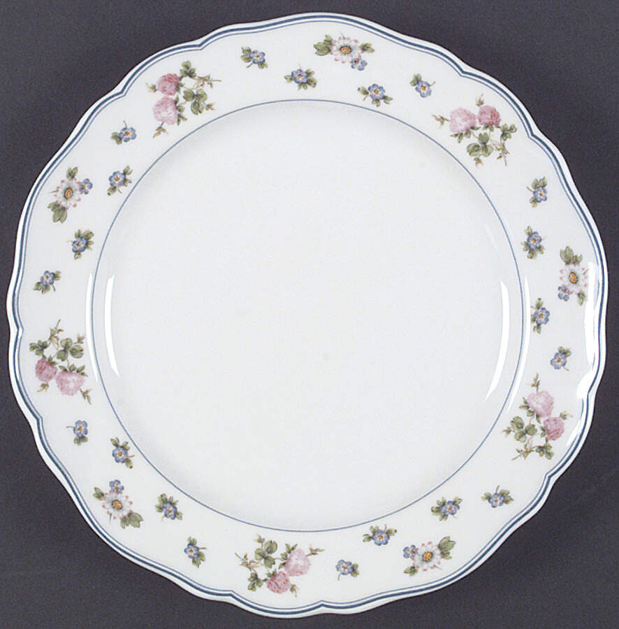 Amalienburg (Floral Rim) Dinner Plate by Hutschenreuther-1