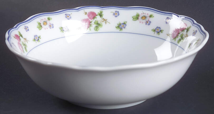 Amalienburg (Floral Rim) Coupe Cereal Bowl by Hutschenreuther-1