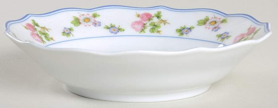 Amalienburg (Floral Rim) Fruit/Dessert (Sauce) Bowl by Hutschenreuther-1