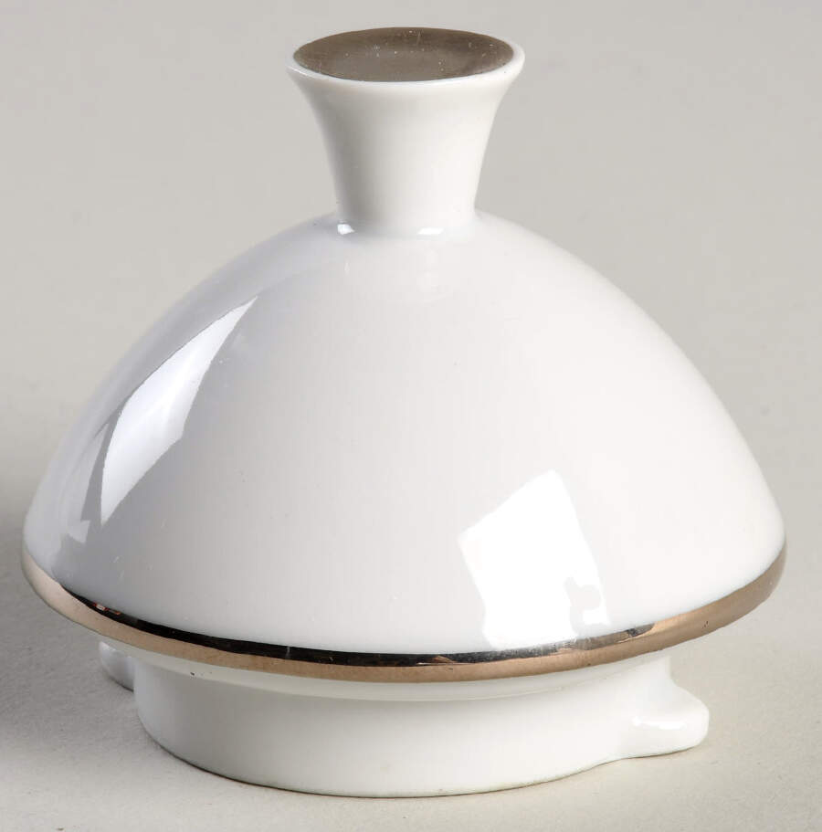 American Beauty (Platinum Trim, Sissi) Lid for Coffee Pot by Hutschenreuther-1
