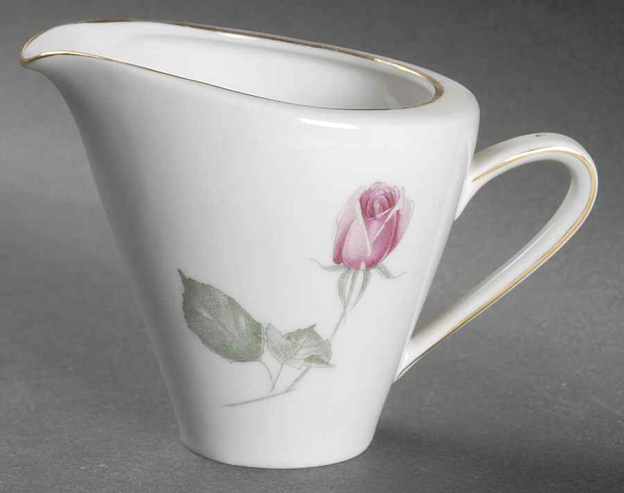 American Beauty (Gold Trim, Noblesse) Creamer by Hutschenreuther-1