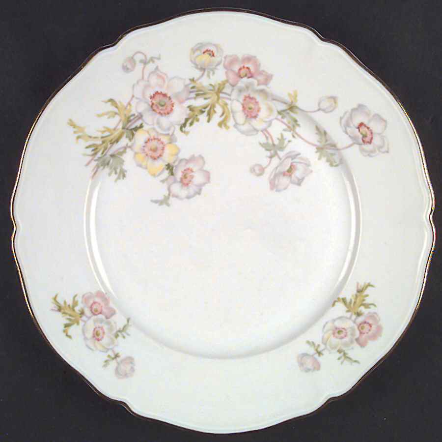 The Anemone (White, SCALLOPED) Dinner Plate by Hutschenreuther-1