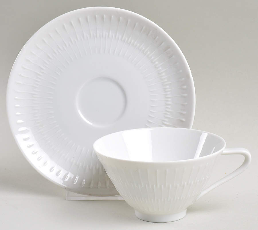 Apart Flat Cup & Saucer Set by Hutschenreuther-1