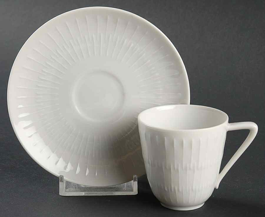Apart Flat Demitasse Cup & Saucer Set by Hutschenreuther-1