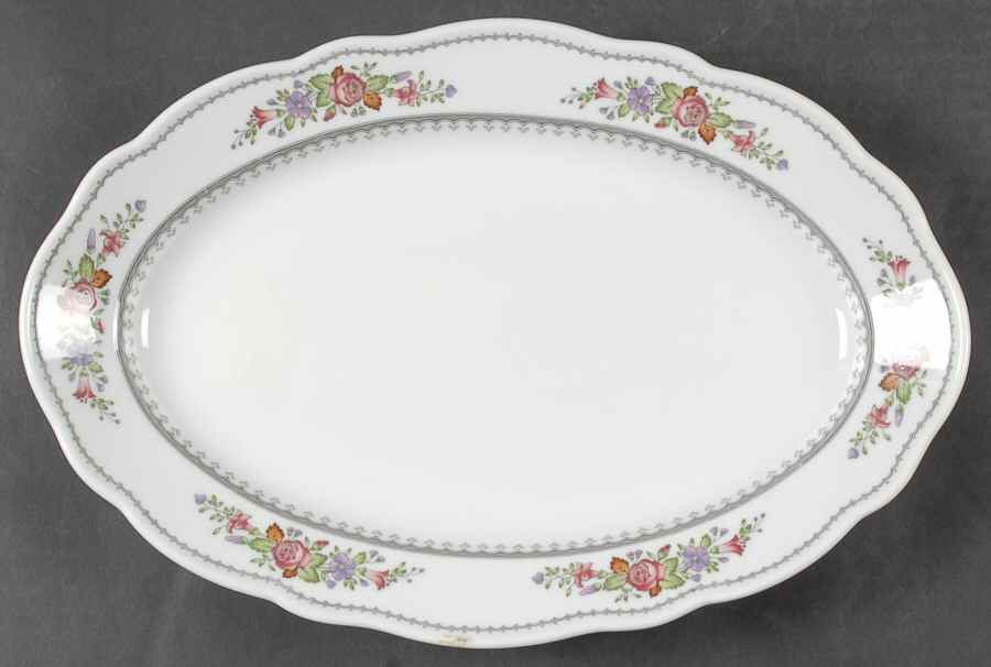 Arabella 13" Oval Serving Platter by Hutschenreuther-1