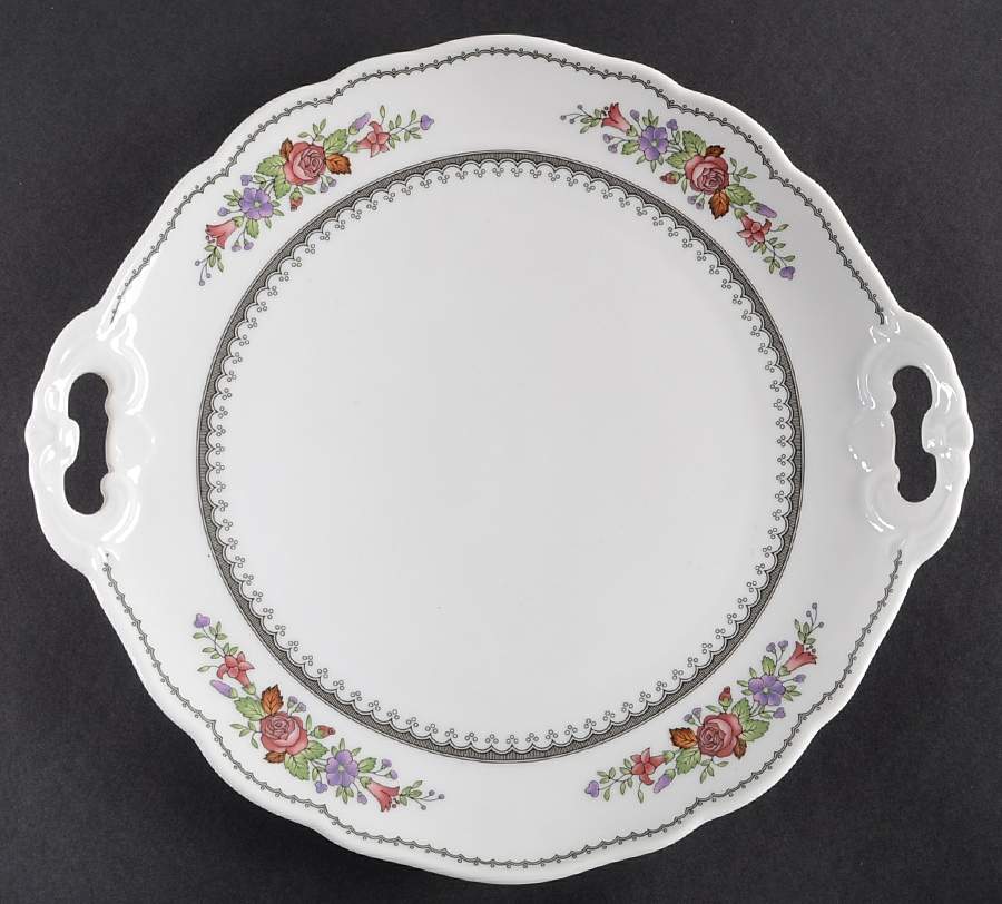 Arabella Handled Cake Plate by Hutschenreuther-1