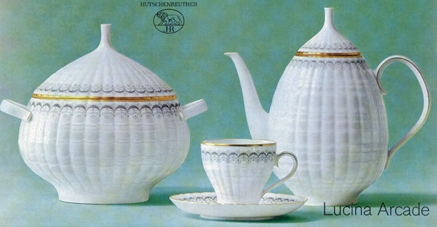 Arcade Coffee Pot & Lid by Hutschenreuther-1