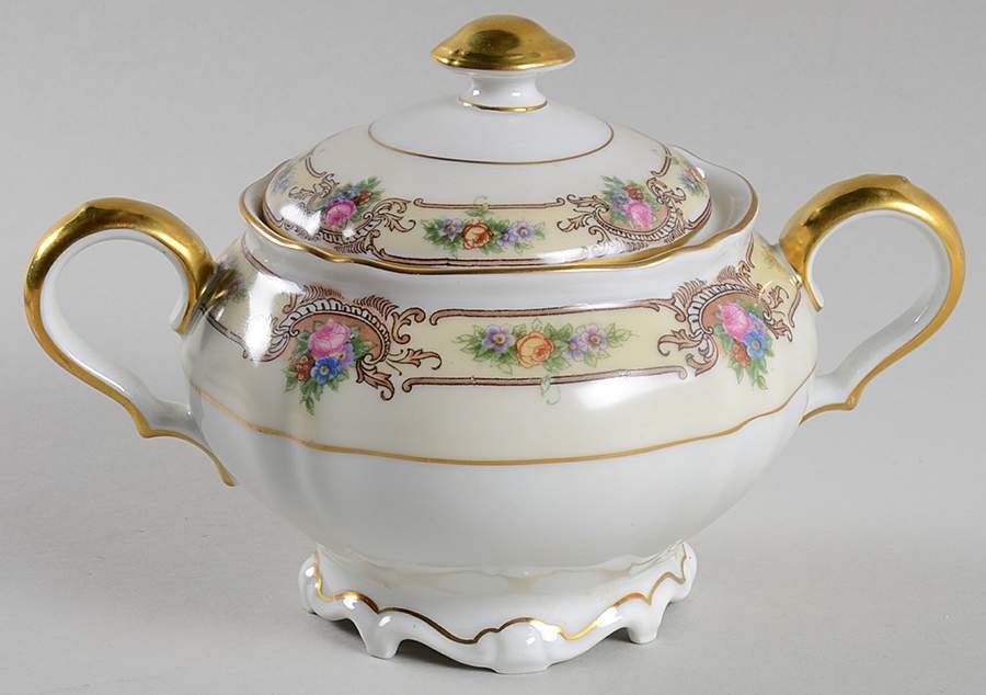 The Ascot Sugar Bowl & Lid by Hutschenreuther-1