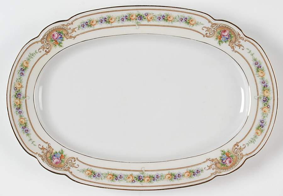 The Ascot 13" Oval Serving Platter by Hutschenreuther-1
