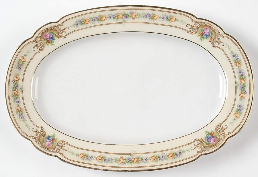 The Ascot 11" Oval Serving Platter by Hutschenreuther-1