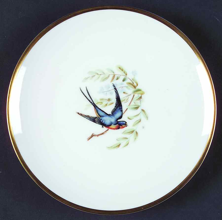 Audubon Bird Bread & Butter Plate by Hutschenreuther-1