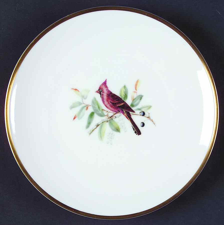 Audubon Bird Bread & Butter Plate by Hutschenreuther-1