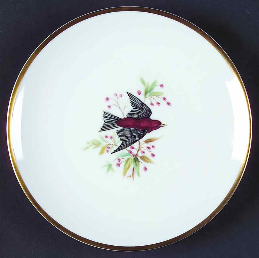 Audubon Bird Bread & Butter Plate by Hutschenreuther-1